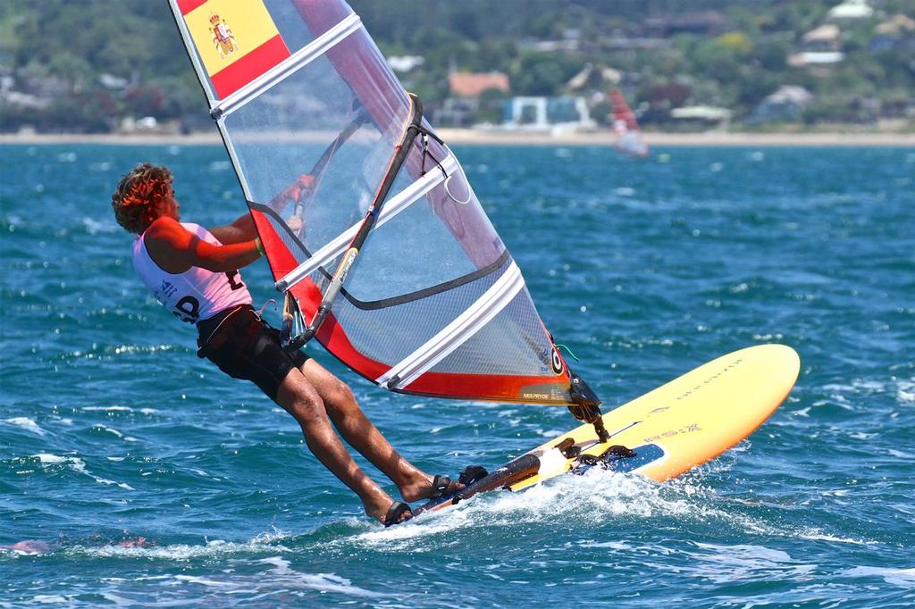 Mens RS:X - Aon Youth Worlds 2016, Torbay, Auckland, New Zealand, Day 2 © Richard Gladwell www.photosport.co.nz